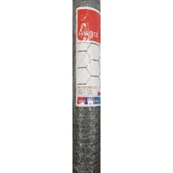 Kippengaas Zeskant Verzinkt 25mmx0,8x50cm 10m