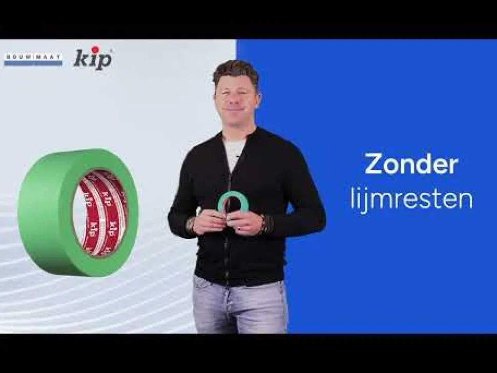 Kip 367 Washi-Tec Multi-Tape Geel/Blauw 24/16mm 25m