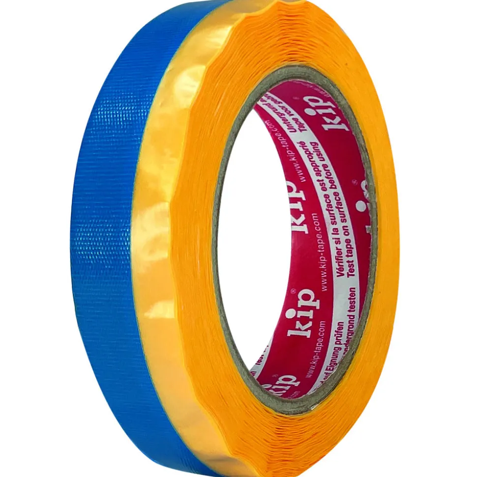 Kip 367 Washi-Tec Multi-Tape Geel/Blauw 24/16mm 25m
