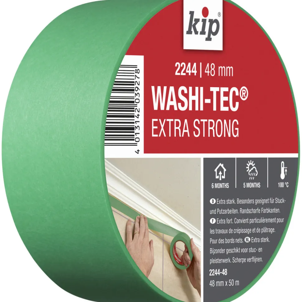 Kip 2244 Washi-Tec Tape Extra Strong Groen
