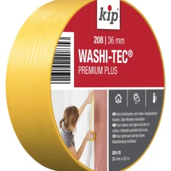 Kip 208 Washi-Tec Tape Premium Plus Geel