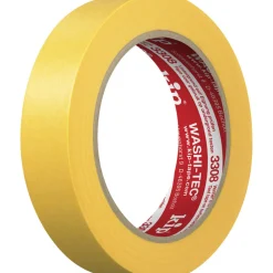 Kip 3308 Washi-Tec tape Premium Plus Geel 24mm x 50m 9st