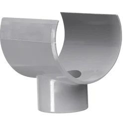 Klemzadel PVC wanddikte 3,2 mm Ø 80/75x40 mm 90° KOMO-keur
