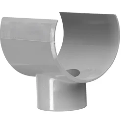 Klemzadel PVC wanddikte 3,2 mm Ø 80/75x50 mm 90° KOMO-keur