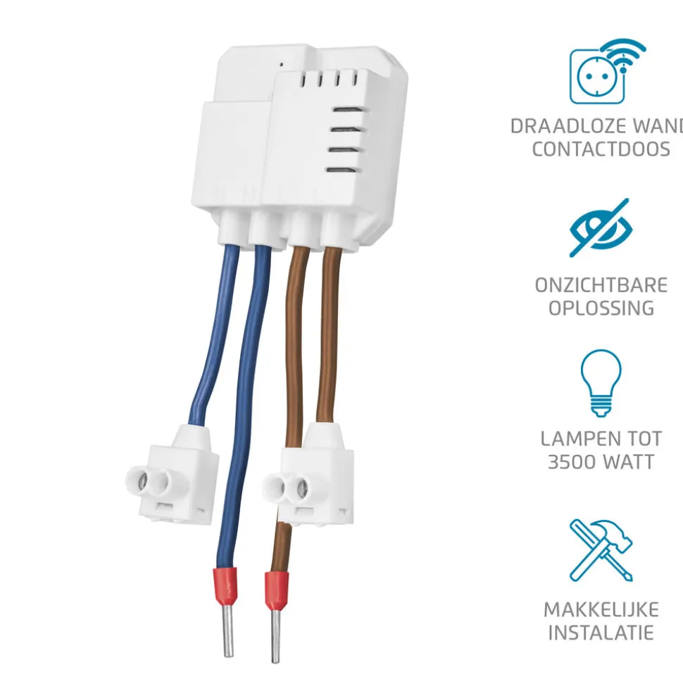 KlikAanKlikUit Ingebouwde Mini Hoofdschakelaar AWS-3500S