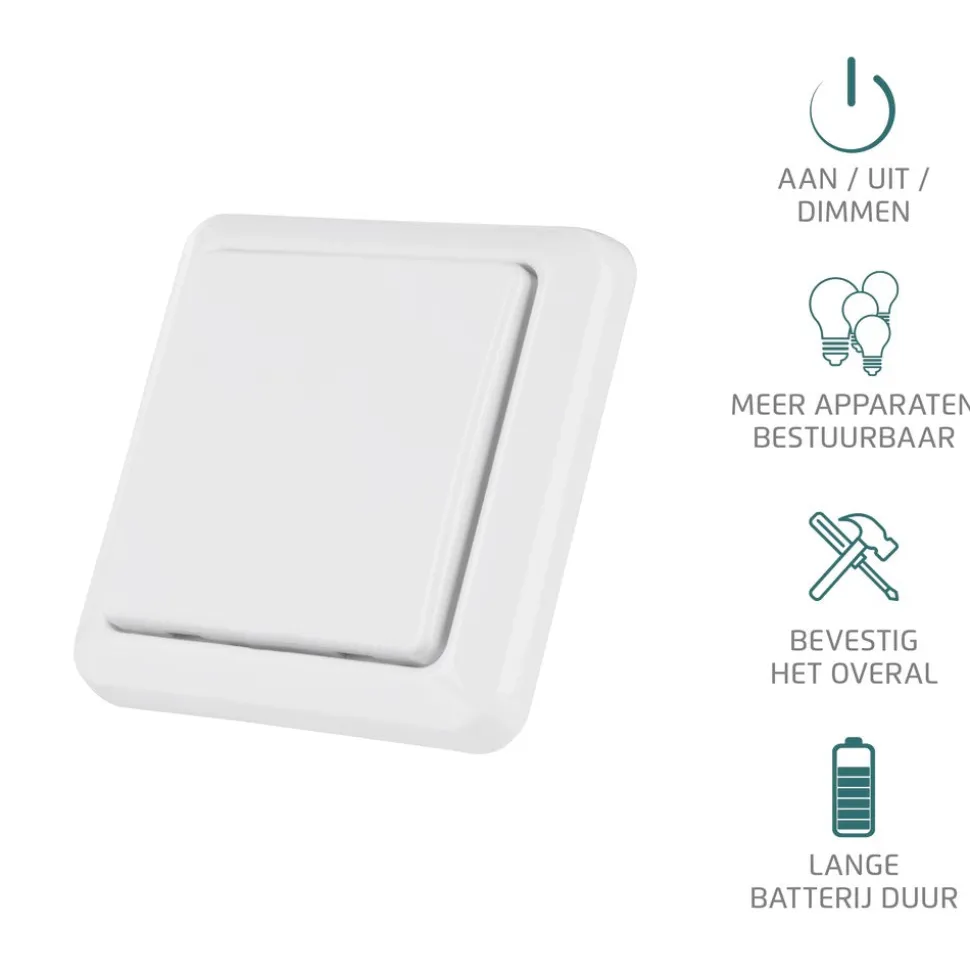 KlikAanklikuit Schakelaar Opbouw AWST-8800 Draadloos
