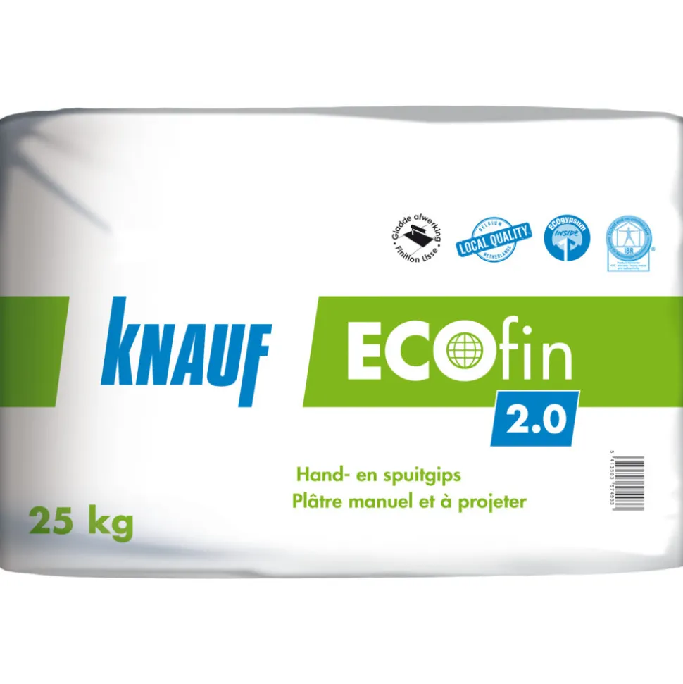 Knauf Gipspleister ECOfin 2.0 10-25mm 25kg