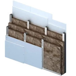Knauf Insulation Isolatie Acoustifit Glaswol 100mm Rd2,7 1350x600mm 8pl 6,48m2