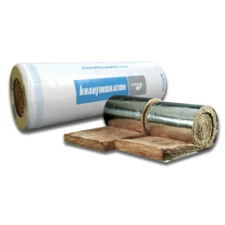 Knauf Insulation Isolatie TR312 Glaswol 80mm Rd2,0 Spijkerflens 11000x600mm 6,6m2