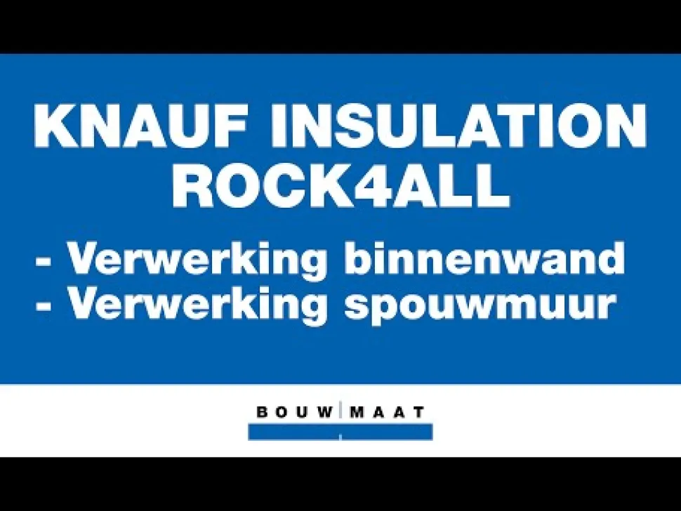 Knauf Insulation Rock4ALL Steenwol Isolatieplaat 1200x600mm