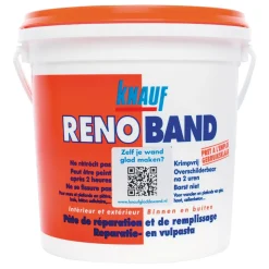 Knauf Vul- & Reparatiemiddel Renoband Wit 5-30mm 4L