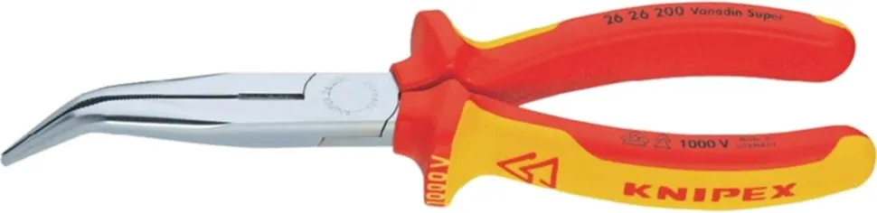 Knipex Radiotang 200mm Zijsnijder 40° Gebogen Bekken VDE