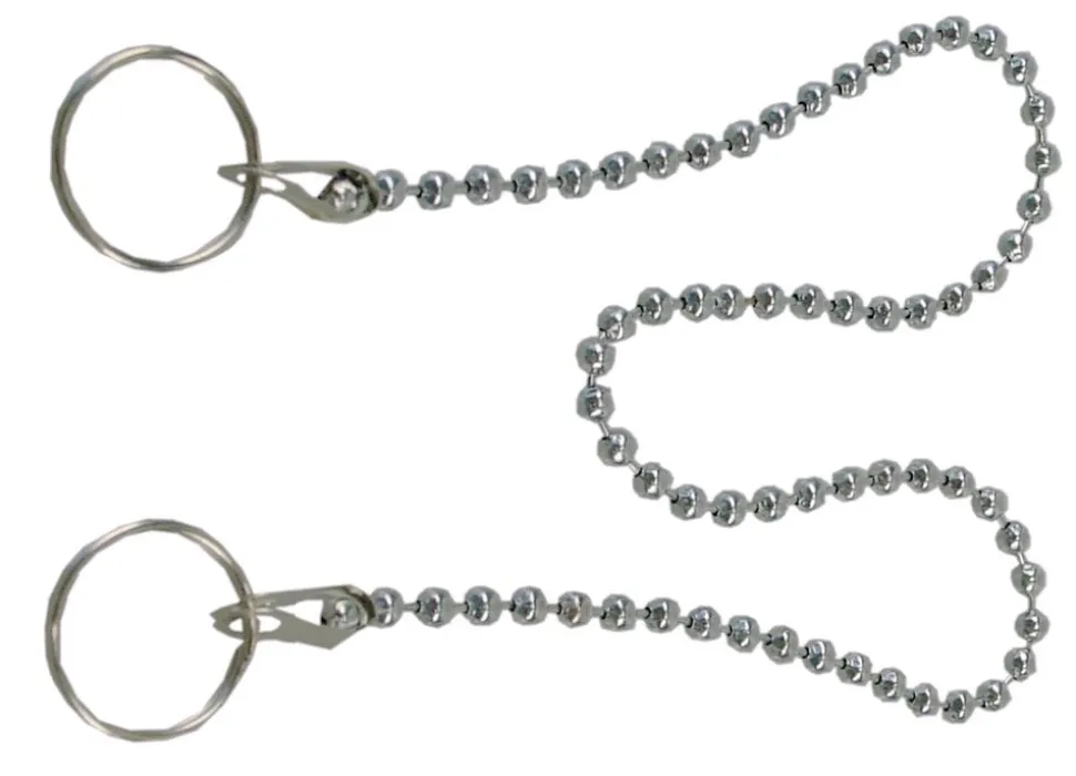 Kogelketting 50 cm chroom