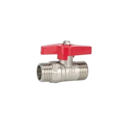Kogelstopkraan met vlindergreep Draad 1/2"M