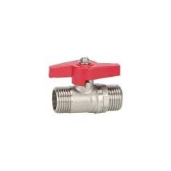 Kogelstopkraan met vlindergreep Draad 1/2"M