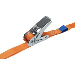 Konvox Spanband 25mm Met Ratel En Haak CD 5 400/800daN Oranje 5m