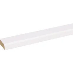 Koplat Schuin MDF Folie Wit 70% PEFC