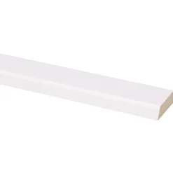 Koplat Schuin MDF Folie Wit 70% PEFC