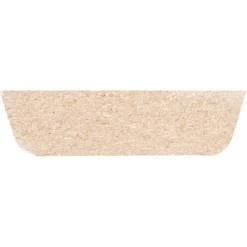 Koplat Schuin MDF Folie Wit 70% PEFC