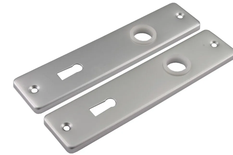 Kortschild Aluminium F1 72mm t.b.v. Sleutelgat