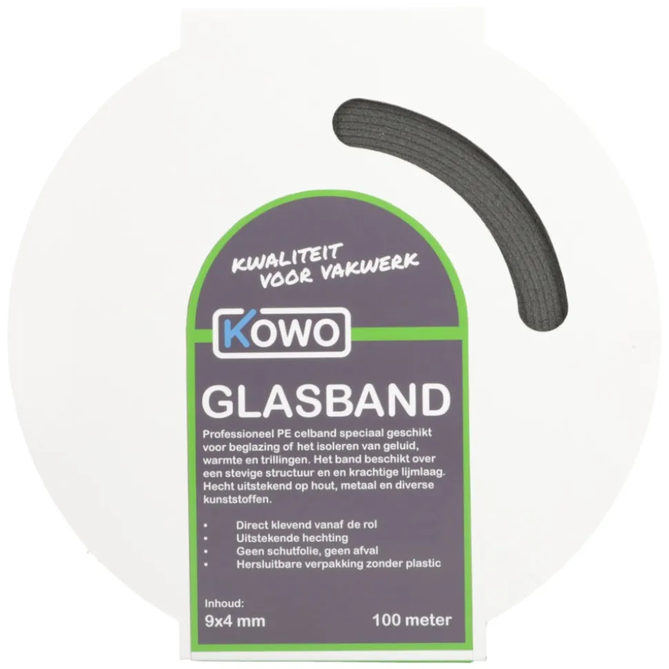 Kowo Glasband PE 100m 9x4mm