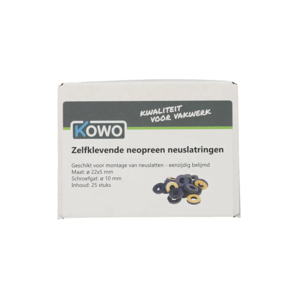 KOWO Neuslatring neopreen 25 stuks