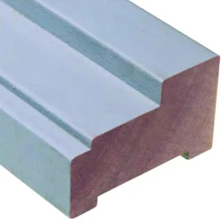 Kozijnprofiel A Hardhout Gegrond Grijs 66x110mm FSC Mix 70%