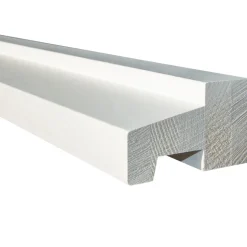 Kozijnprofiel C Grenen Gegrond Wit 66x110mm FSC 100%