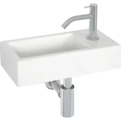 L'Aqua Fonteinset Brussel Keramiek Wit 36x18x9cm