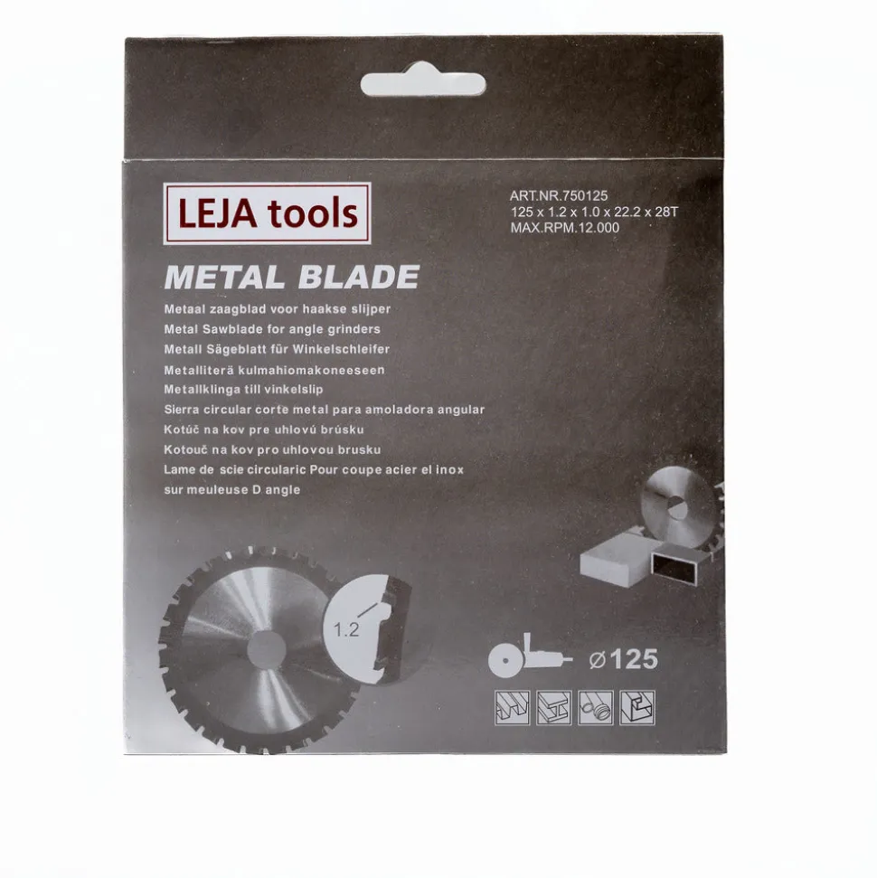 Leja Tools Metaalzaagblad 125x22.2x1.2mm