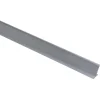 Lekdorpel Aluminium Grijs 25x19x2x2500mm