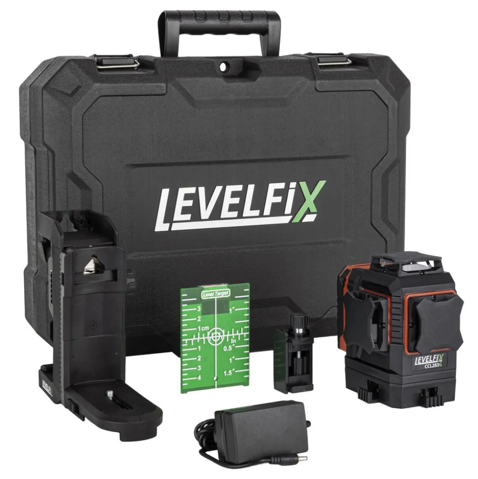 Levelfix CCL283G Groene 3D Kruislijnlaser Met Statief