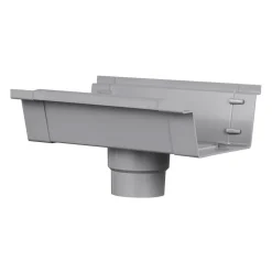 Lijmuitloop bakgoot PVC Ø 125 mm