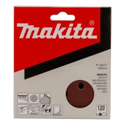 Makita Schuurschijf Red Velcro K120 125mm 10st