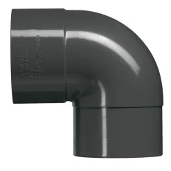 Martens Bocht verjonging PVC 80 mm antraciet 1xlijmmof  HWA 87° 1 stuk