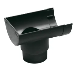 Martens Mastgoot einduitloop PVC 100 mm 70/80 mm antraciet 1 stuk