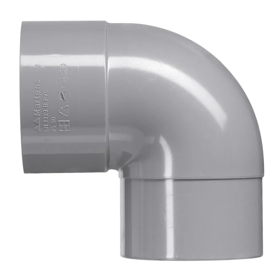 Martens PVC Bocht Lijmmof/spie 3,2mm 90°