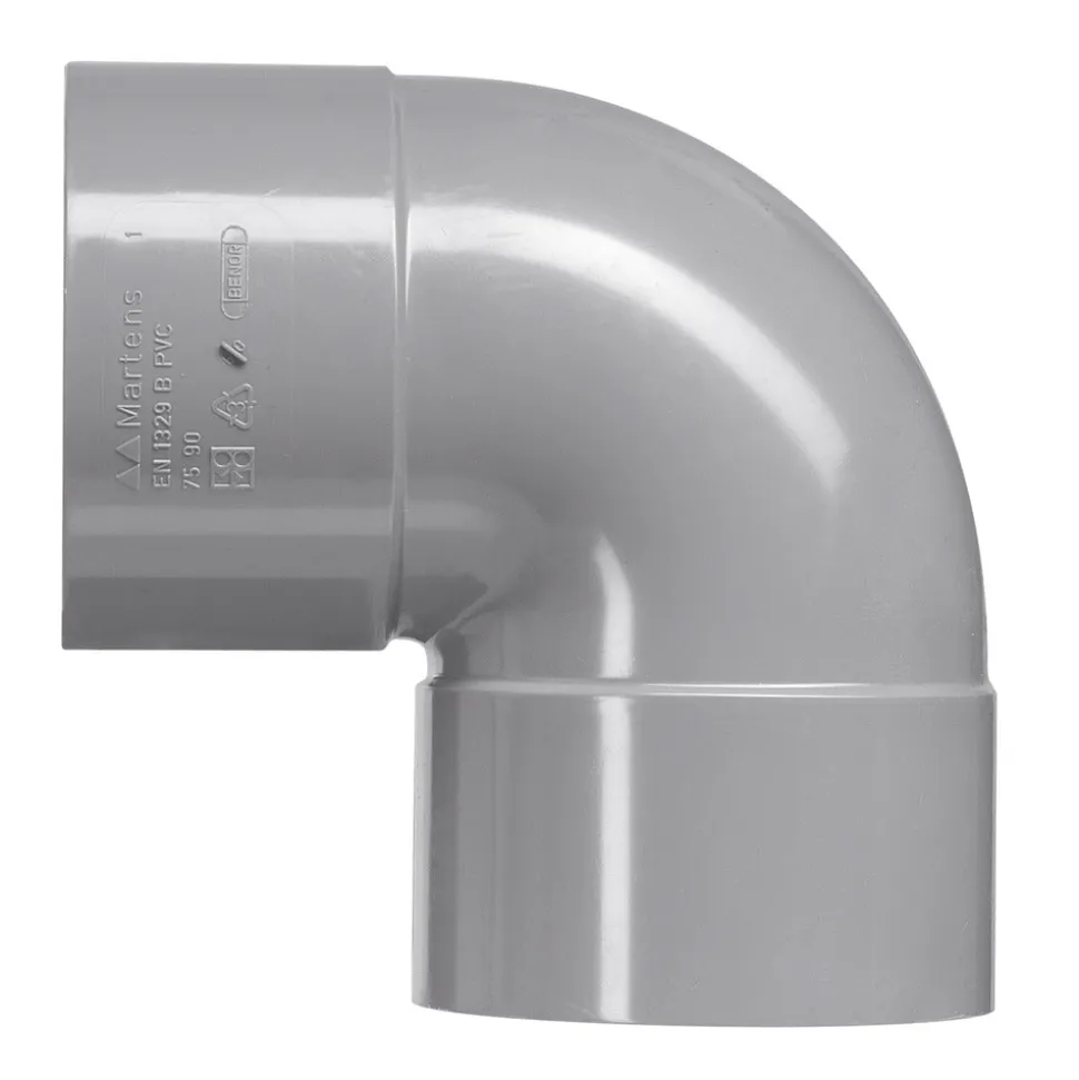 Martens PVC Bocht 2x Lijmmof 3,2mm 90°