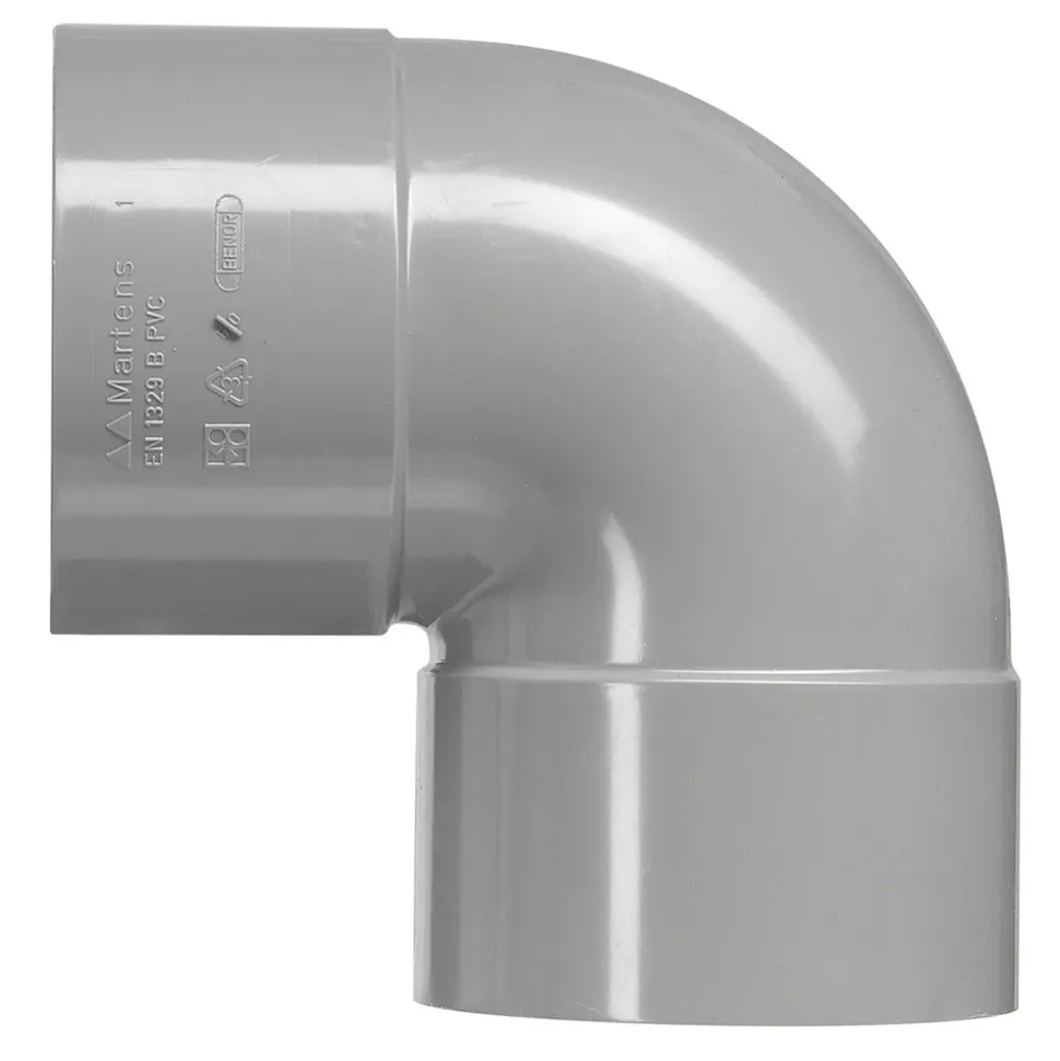 Martens PVC Bocht 2x Lijmmof 3,2mm 88°