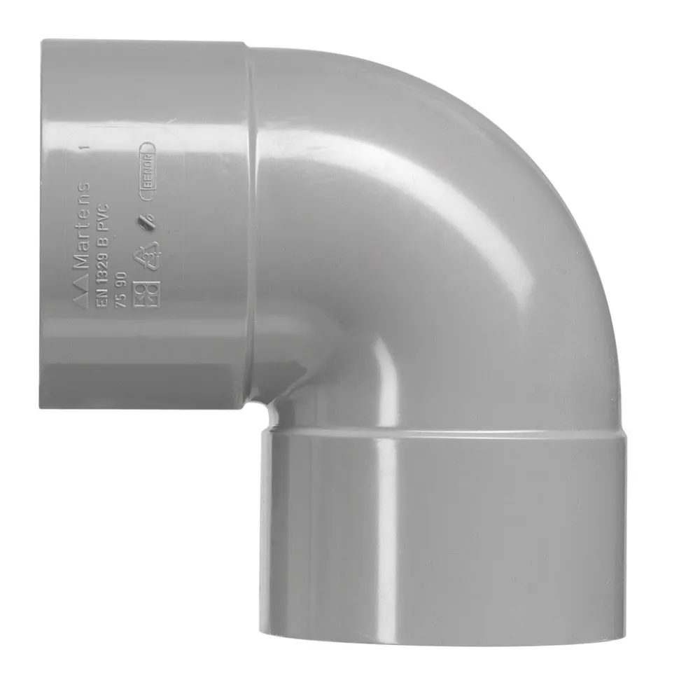 Martens PVC Bocht 2x Lijmmof 3,2mm 88°