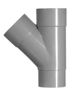 Martens PVC HWA T-stuk 2x Mof/verjonging Spie-eind 45°