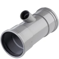 Martens PVC T-stuk 2x Manchetmof/1x lijmmof 3,2mm 110mm 45°