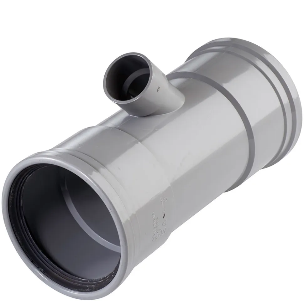 Martens PVC T-stuk 2x Manchetmof/1x lijmmof 3,2mm 110mm 45°