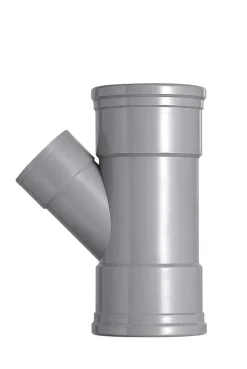 Martens PVC T-stuk 2x Manchetmof/1x lijmmof 3,2mm 110mm 45°
