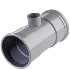Martens PVC T-stuk 2x Manchetmof/1x lijmmof 3,2mm 110mm 87°