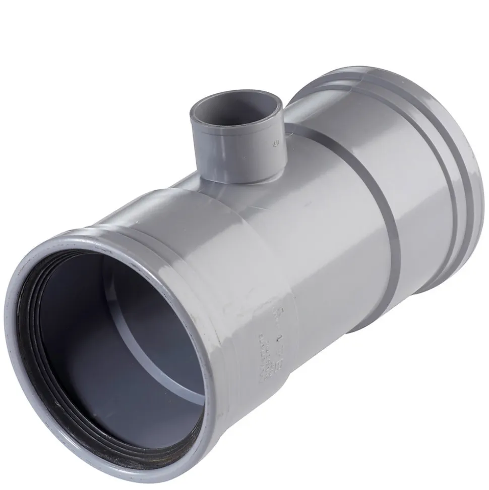 Martens PVC T-stuk 2x Manchetmof/1x lijmmof 3,2mm 110mm 87°