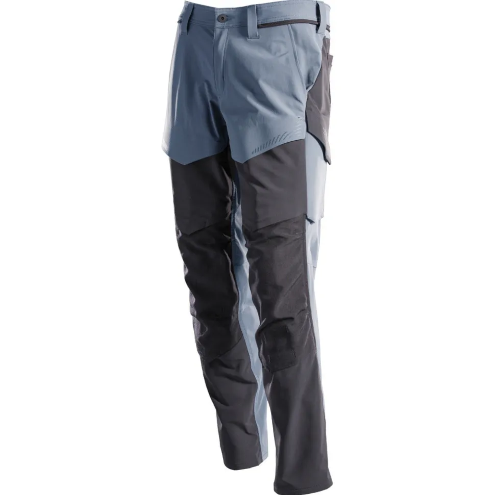 Mascot Werkbroek Customized Ultimate Stretch IJsblauw/Marine