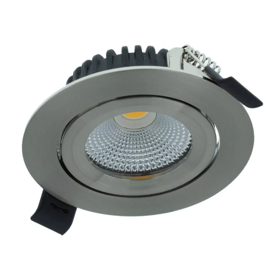 MBL Lighting Inbouwspot Luna DTW RVS Rond 5W Dimbaar Kantelbaar IP44