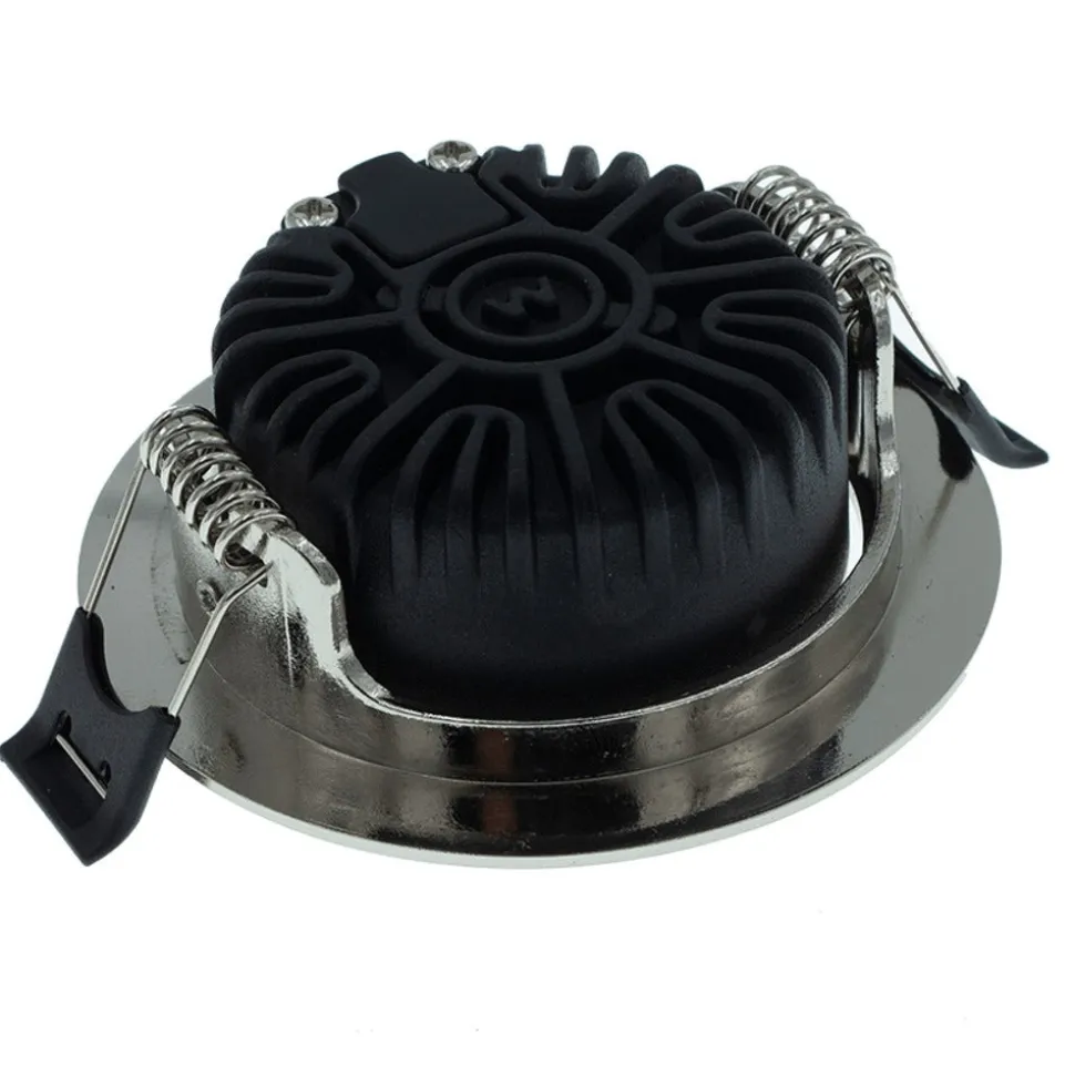MBL Lighting Inbouwspot Luna DTW RVS Rond 5W Dimbaar Kantelbaar IP44