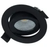 MBL Lighting Inbouwspot Luna 2700 Zwart Rond 5W Kantelbaar IP44